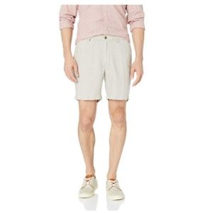 28 Palms Men's 7" Inseam Linen Short with Drawstri